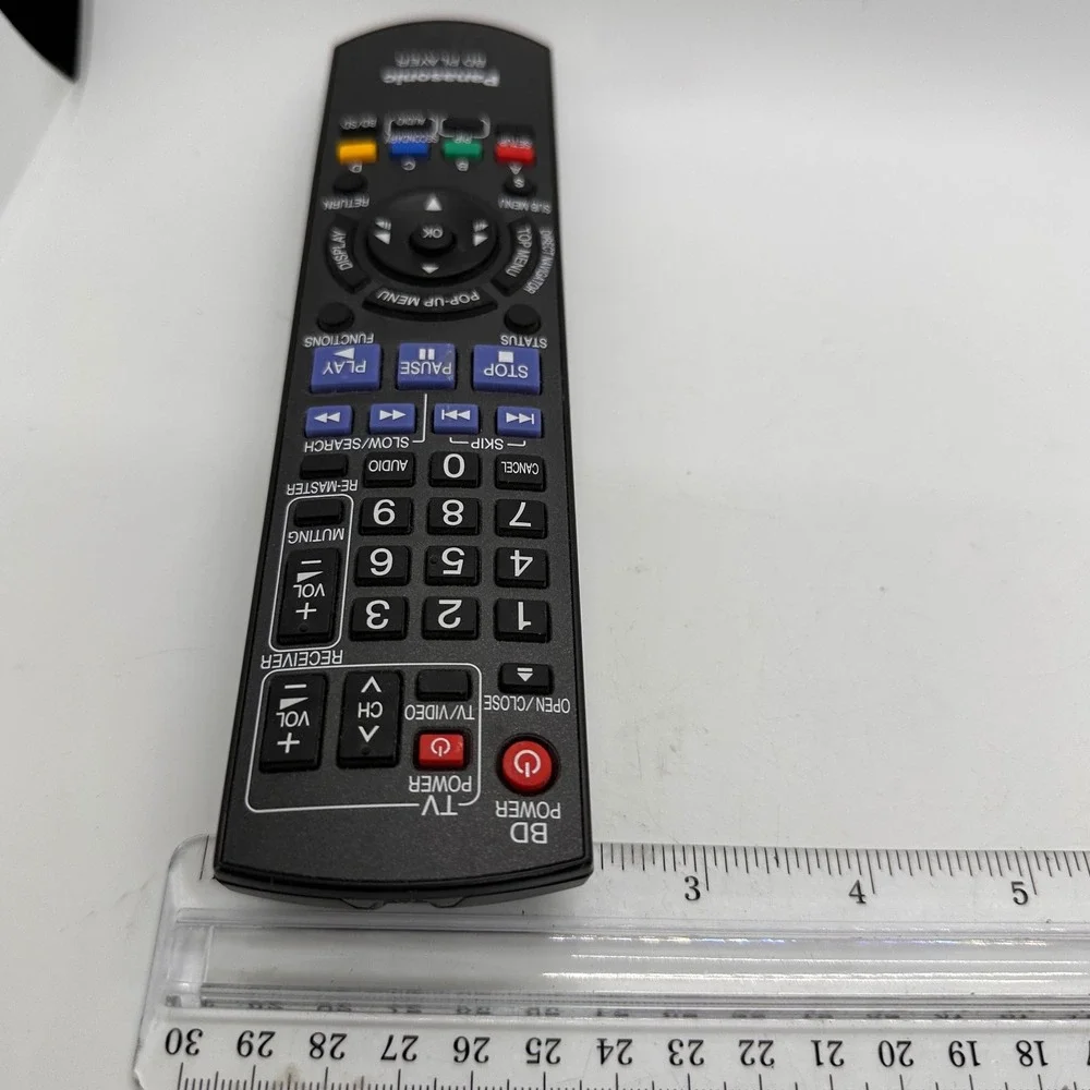 Panasonic BD Player Remote Control Replacement N2QAYB000317‎ Black